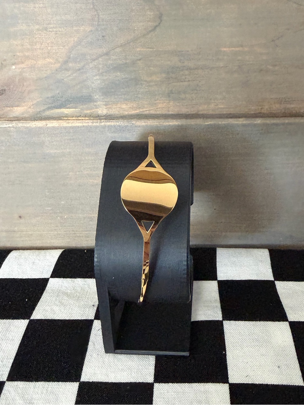 Plunder Gold Tone Cuff Bangle